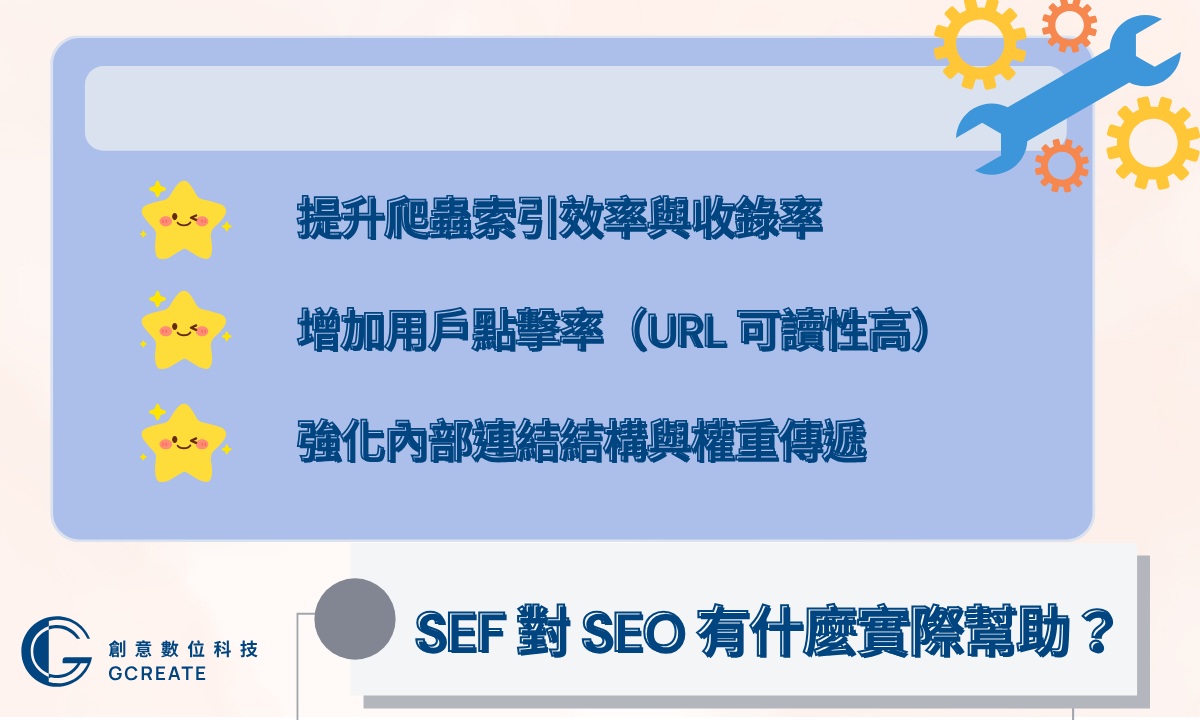 什麼是 SEF?打造搜尋引擎友善網站的第一步 1 SEF 對 SEO 有什麼實際幫助?